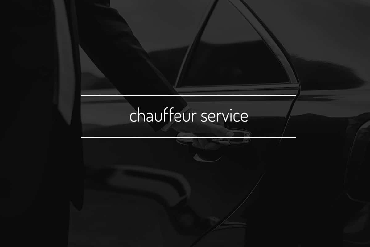 Chauffeur Service 2